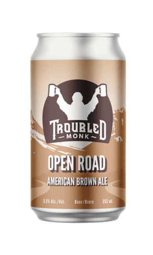 Open Road American Brown Ale - Case, 24 x 355ml Cans, 4 x 6 Pack