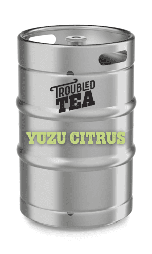 Troubled Tea Yuzu Citrus Hard Iced Tea - Keg- 50 Litres