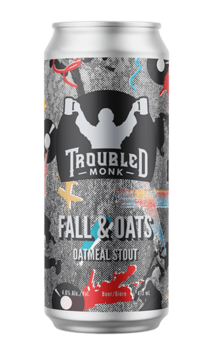 Fall & Oats - Oatmeal Stout - Case, 24 x 473ml Cans, 6 x 4 Pack