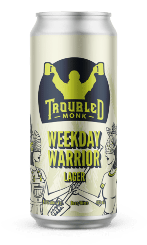 Weekday Warrior - Lager - Case, 24 x 473ml Cans, 6 x 4 Pack